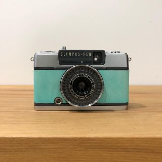 オリンパス(OLYMPUS)の【いっぬ様専用】 OLYMPUS PEN EE-2 パステルブルー(フィルムカメラ)