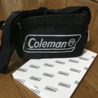 コールマン(Coleman)の【新品】Coleman ムック本付録 コールマンショルダーバッグ ブラック(ショルダーバッグ)