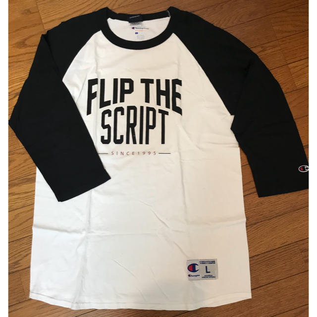 FLIP THE SCRIPT(フリップザスクリプト)のflip the script 七分袖Ｔシャツ XL チャンピオンL メンズのトップス(Tシャツ/カットソー(七分/長袖))の商品写真
