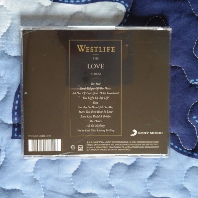 WESTLIFE ✨THE LOVE♥️アルバム エンタメ/ホビーのCD(ポップス/ロック(洋楽))の商品写真