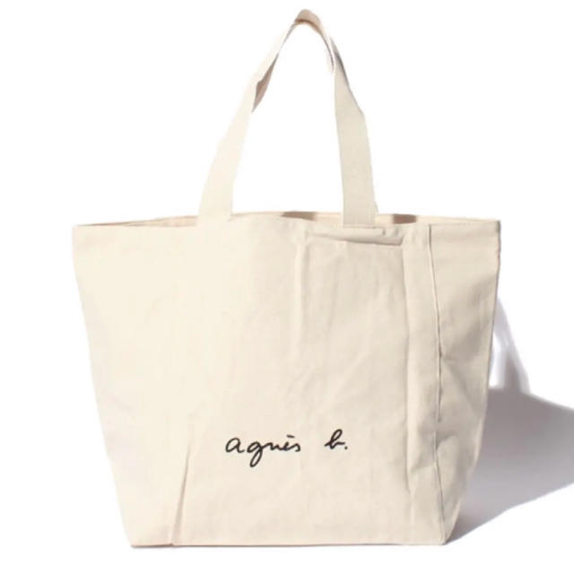 agnes b.(アニエスベー)のからん様専用☆  agnes.b トートバッグ☆ ＊ホワイト＊ レディースのバッグ(トートバッグ)の商品写真