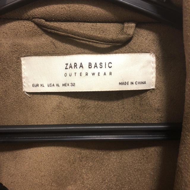 ZARA スウェード ライダース  ジャケット ブラウン XL