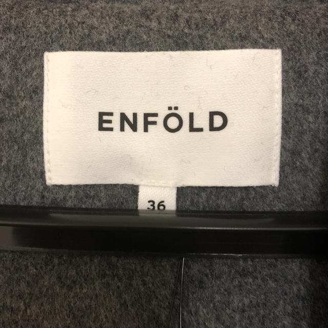 ENFOLD(エンフォルド)の4日間限定お値下げ！ENFOLD フード オーバー コート 36 エンフォルド レディースのジャケット/アウター(ロングコート)の商品写真