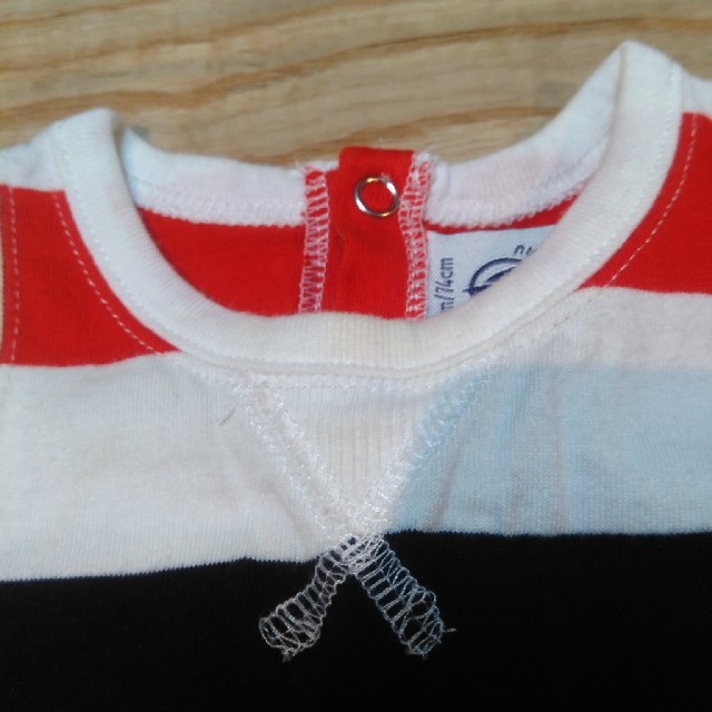 PETIT BATEAU(プチバトー)のPETIT BATEAU ロンパース キッズ/ベビー/マタニティのベビー服(~85cm)(ロンパース)の商品写真