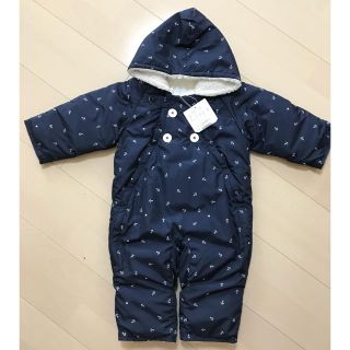 ベベ(BeBe)のわさび様専用 新品未使用 bebe 中綿カバーオール サイズ60〜80(ジャケット/コート)