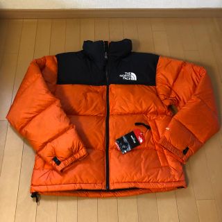 ザノースフェイス(THE NORTH FACE)のザノースフェイス ヌプシ オレンジ s 海外限定モデル(ダウンジャケット)