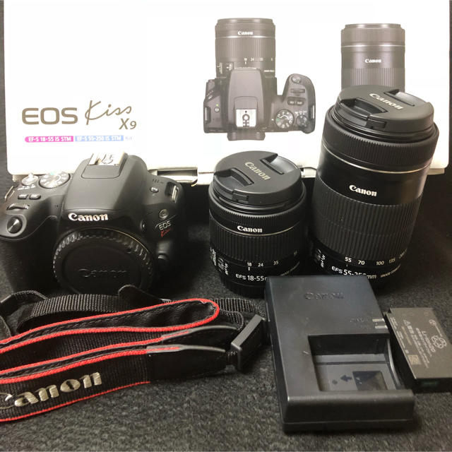 CANON eoskissx9 ダブルズームレンズキット　値下げしました