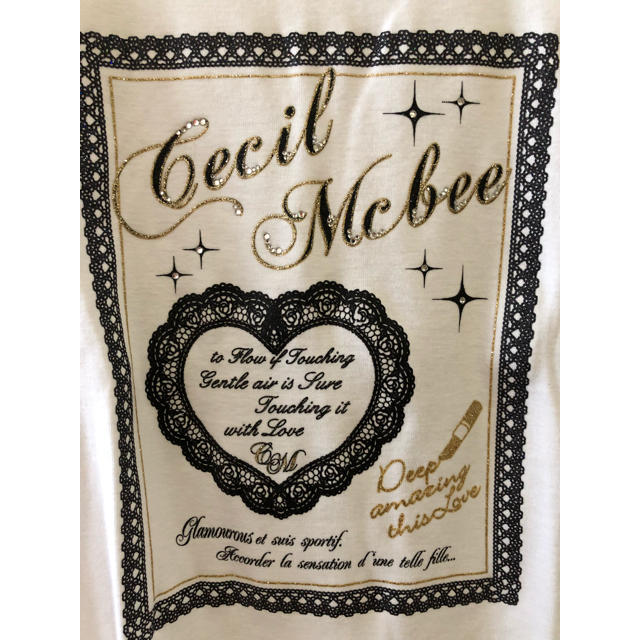 CECIL McBEE(セシルマクビー)のねこ吉様専用☆CECIL McBEE ロングTシャツ レディースのトップス(Tシャツ(長袖/七分))の商品写真