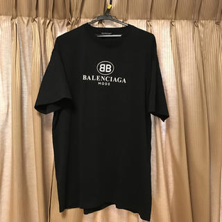 バレンシアガ(Balenciaga)の本物バレンシアガTシャツ黒BALENCIAGAメンズXS半袖シャツ正規品(Tシャツ/カットソー(半袖/袖なし))