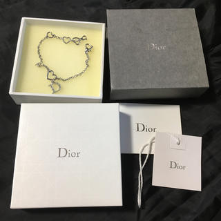 ディオール(Dior)のDior ブレスレット 箱付き ハート 美品(ブレスレット/バングル)