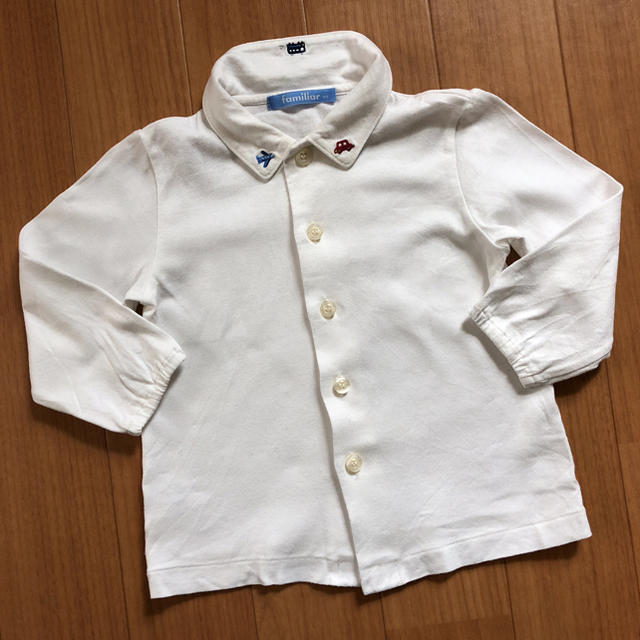 familiar(ファミリア)のfamiliar 長袖シャツ 90 キッズ/ベビー/マタニティのキッズ服男の子用(90cm~)(ブラウス)の商品写真