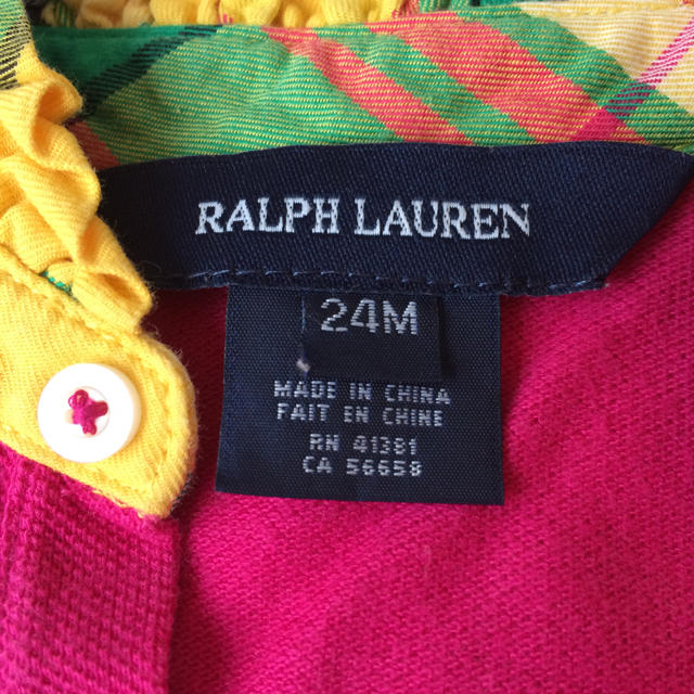 Ralph Lauren(ラルフローレン)のラルフローレン ワンピース 90センチ キッズ/ベビー/マタニティのキッズ服女の子用(90cm~)(ワンピース)の商品写真