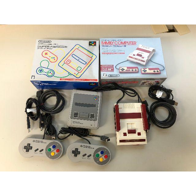 任天堂(ニンテンドウ)のニワトリ 様専用　ミニスーファミとミニファミコンのセット エンタメ/ホビーのゲームソフト/ゲーム機本体(家庭用ゲーム機本体)の商品写真