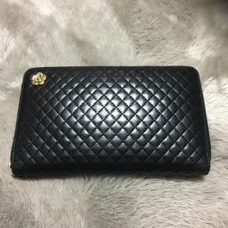 シャネル(CHANEL)のシャネル カメリア 長財布 ラウンド 美品(財布)