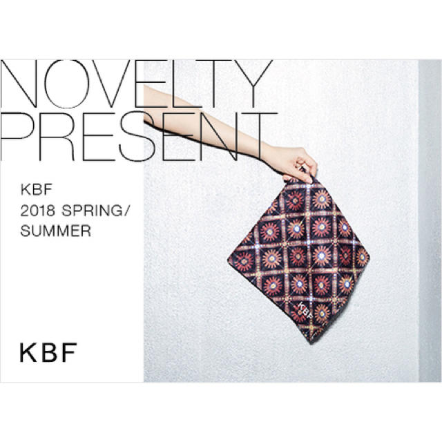 KBF(ケービーエフ)のKBF オリジナルタイル柄バンダナ レディースのファッション小物(バンダナ/スカーフ)の商品写真