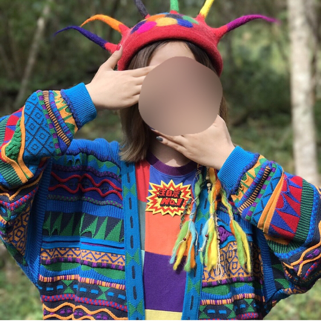 COOGI(クージー)の［used］COOGI風 立体ニット レディースのトップス(ニット/セーター)の商品写真