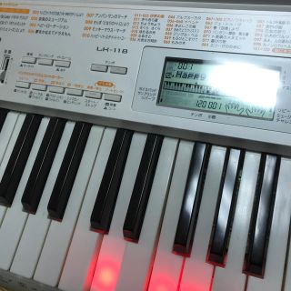 カシオ(CASIO)の電子ピアノ カシオ  光ナビゲーション 61鍵盤キーボード LK-118(キーボード/シンセサイザー)