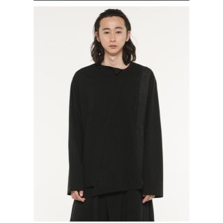 ヨウジヤマモト(Yohji Yamamoto)のharu様専用【ground y】コットン天竺　段違縦ラインカットソー(Tシャツ/カットソー(七分/長袖))