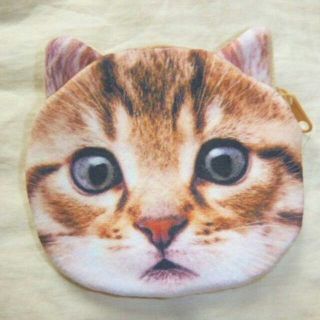 　猫ちゃん　小銭入れ　ポーチにも。ふわふわです。(日用品/生活雑貨)