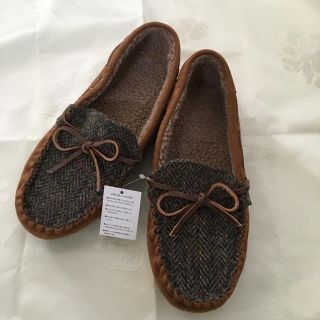 ハリスツイード(Harris Tweed)の新品☆Ｈarris Ｔweed  (スリッポン/モカシン)