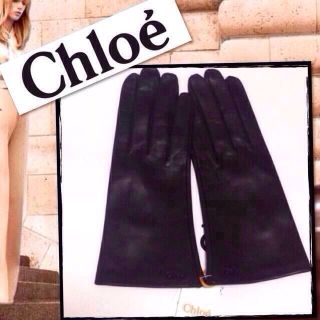 クロエ(Chloe)の正規品【Chloe】レザーグローブ小さめ(手袋)