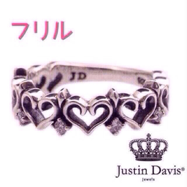 Justin Davis(ジャスティンデイビス)の【新品】ジャスティン♡リング【保証書】 レディースのアクセサリー(リング(指輪))の商品写真