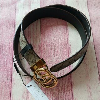 グッチ(Gucci)のグッチ GUCCI　レザーベルトメンズ 調節可　イタリア製　正規品(ベルト)