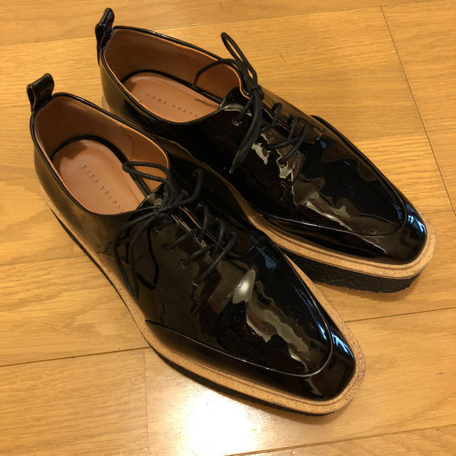 Zara プラットフォームシューズ 38