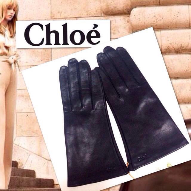 Chloe(クロエ)の新品【Chloe】高級レザーグローブ❤️ レディースのファッション小物(手袋)の商品写真