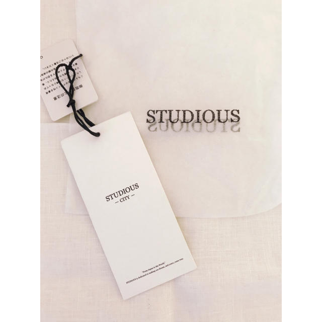 STUDIOUS(ステュディオス)のSTUDIOUS 型押しハンドバッグ レディースのバッグ(ハンドバッグ)の商品写真