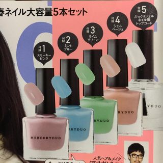 マーキュリーデュオ(MERCURYDUO)のマーキュリーデュオ＊上品パステルネイル5本セット(マニキュア)