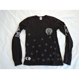 クロムハーツ(Chrome Hearts)のクロムハーツ　ロングTシャツ　星 ブラック　②(Tシャツ/カットソー(七分/長袖))