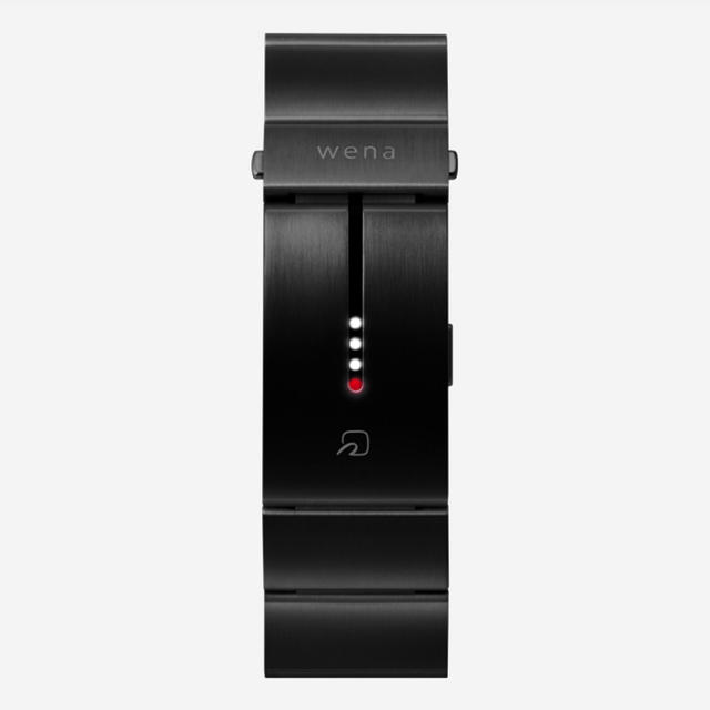 SONY(ソニー)のwena wrist Premium Black 新品 未使用品 メンズの時計(金属ベルト)の商品写真