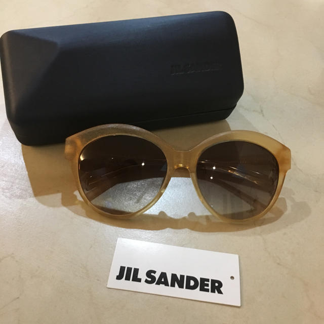 Jil Sander(ジルサンダー)のJIL SANDER ジルサンダー サングラス ベージュ レディースのファッション小物(サングラス/メガネ)の商品写真