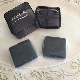 アルソア(ARSOA)のアルソア クイーンシルバー 石鹸、20g×2個。 写真のケース無しです。(洗顔料)