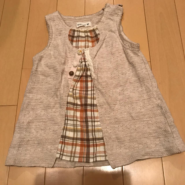 Biquette(ビケット)のビケット90  ワンピース キッズ/ベビー/マタニティのキッズ服女の子用(90cm~)(ワンピース)の商品写真