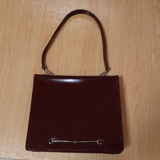 グッチ(Gucci)のGUCCI ホースビット  エナメルショルダー(ショルダーバッグ)