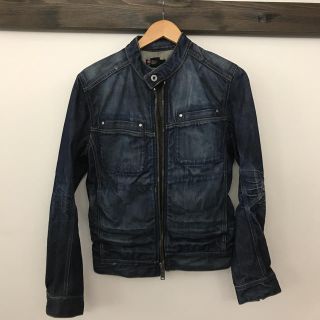 ディーゼル(DIESEL)のDIESEL ディーゼル デニムライダースジャケット(Gジャン/デニムジャケット)