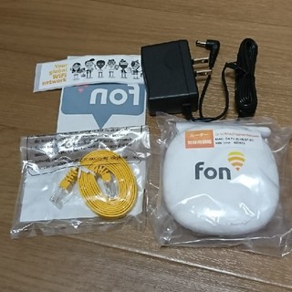 ソフトバンク(Softbank)のFon WiFi ルーター 新品未使用！(PC周辺機器)