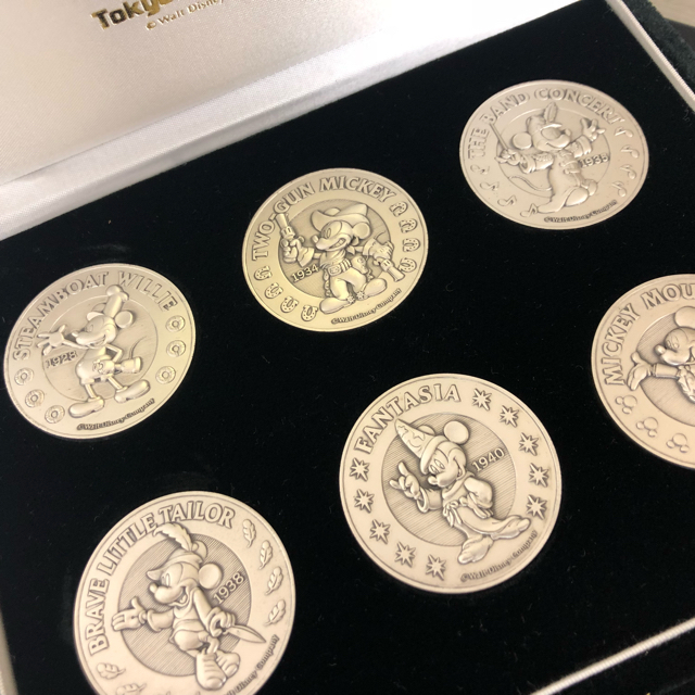 限定版純銀製メダルセット ミッキーマウス ムービーメモリーズ | www