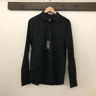 アルマーニエクスチェンジ(ARMANI EXCHANGE)のARMANI EXCHANGE 長袖シャツ ブラック(シャツ)