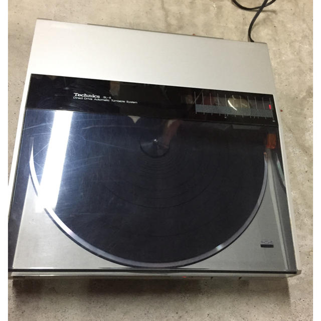 Panasonic(パナソニック)のTechnics 美品 テクニクス ターンテーブル SL-5 通電確認済み 箱付 楽器のDJ機器(ターンテーブル)の商品写真