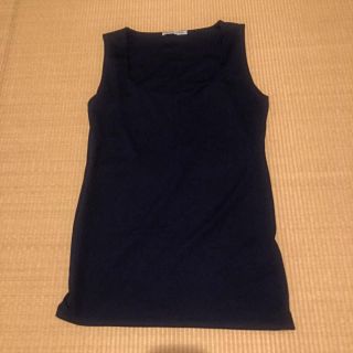 ザラ(ZARA)のZARA ザラ 紺色タンクトップ(タンクトップ)