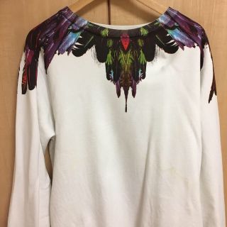 マルセロブロン(MARCELO BURLON)のmarcelo burlon フェザー スウェット M(スウェット)