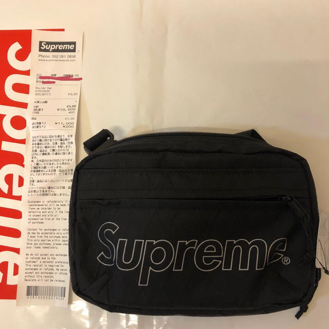 値下げ Supreme Shoulder Bag ショルダーバッグ ブラック 黒