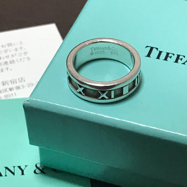 Tiffany & Co.(ティファニー)のTIFFANY ティファニー アトラス リング USサイズ4.5 日本サイズ8号 レディースのアクセサリー(リング(指輪))の商品写真