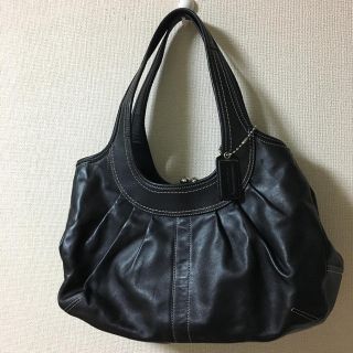 コーチ(COACH)のほぼ未使用！COACHがま口トートバッグ(トートバッグ)