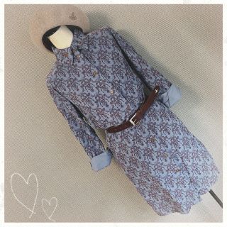 ヴィヴィアンウエストウッド(Vivienne Westwood)のvivienne westwood♡corduroy one peace(ひざ丈ワンピース)