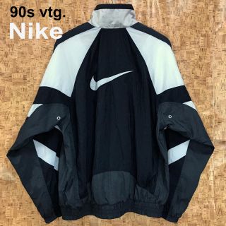 ナイキ(NIKE)のaporoさん専用 90s NIKE ビッグスウォッシュ ♪ ナイロンジャケット(ナイロンジャケット)