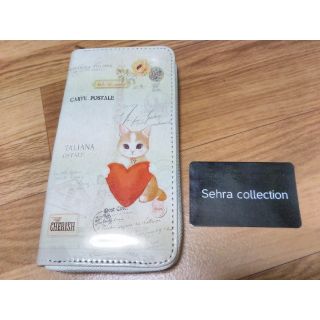 sehra collection 猫柄長財布 ※お値下げ！！(財布)